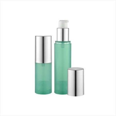 15ml 30ml 80ml  Round Single wall Cosmetic Pump bottle Airless bottle