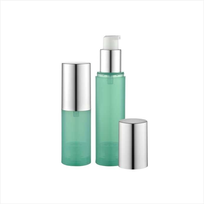 15ml 30ml 80ml  Round Single wall Cosmetic Pump bottle Airless bottle