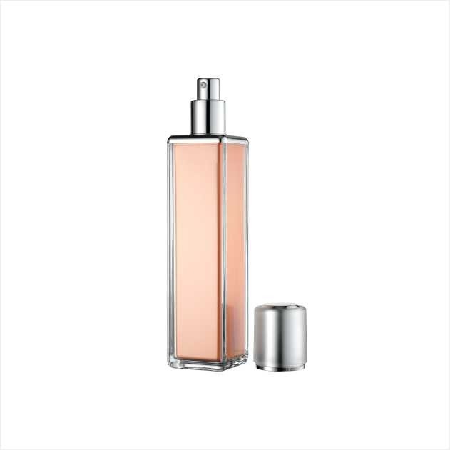 50ml 100ml Empty Double Wall Square Plastic Lotion Bottle with pump